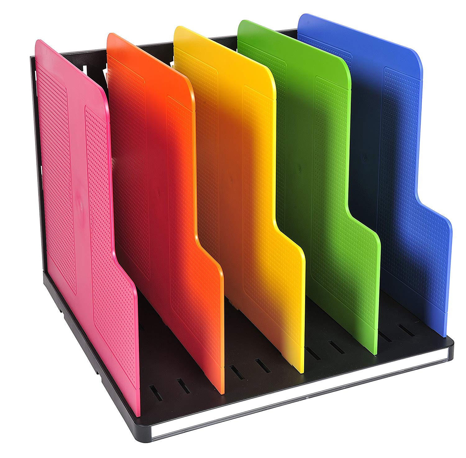 Organizador de armario Exacompta negro multicolor vertical 5 compartimentos